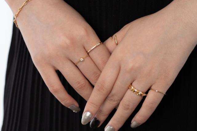 ジュエルームで楽しむ、スタッフおすすめジュエリーコーディネート