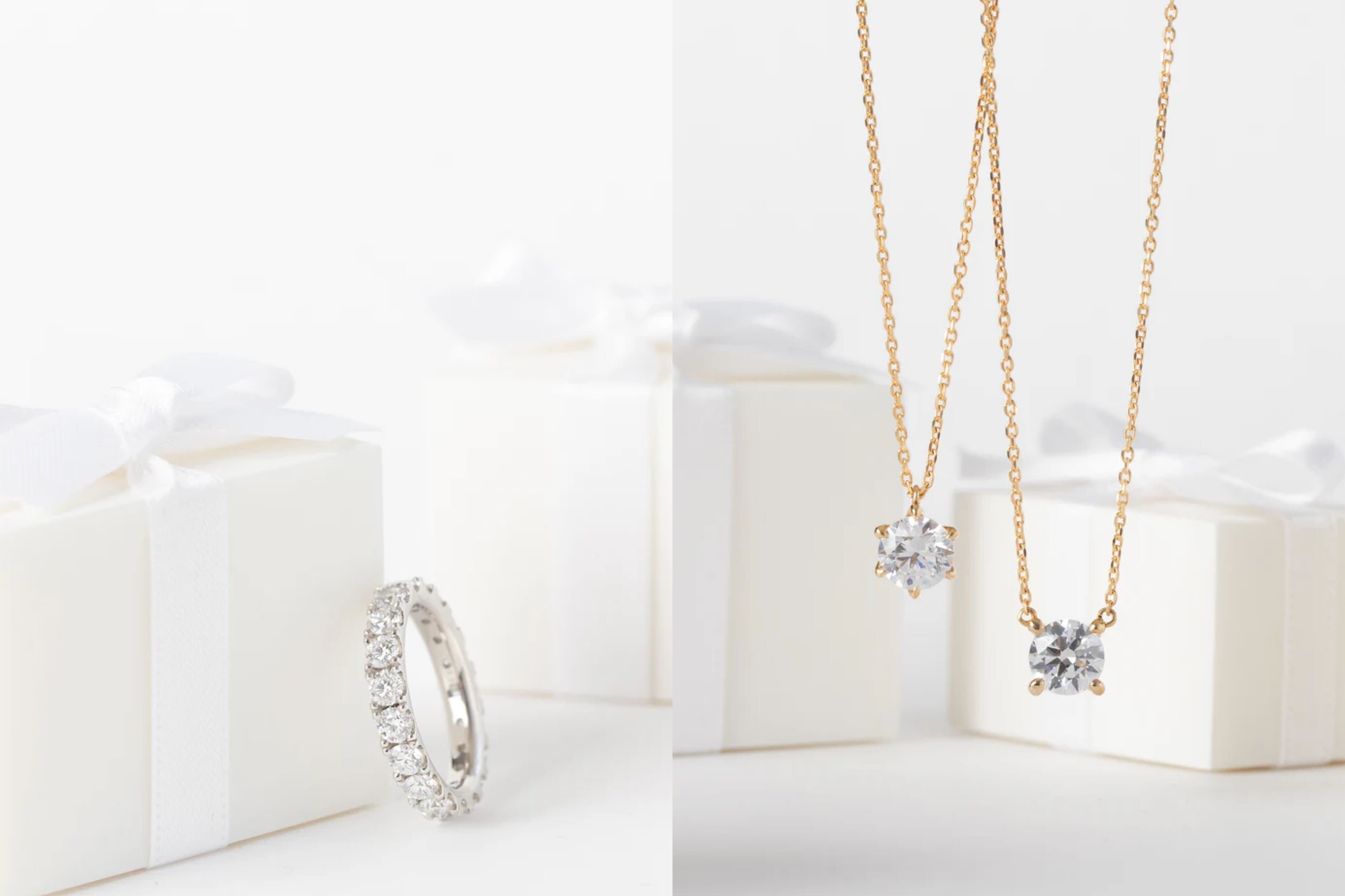 【限定品紹介】まさに一生ものの輝き。ダイヤモンドの輝きに満たされるフルエタニティリング&一粒ダイヤネックレス