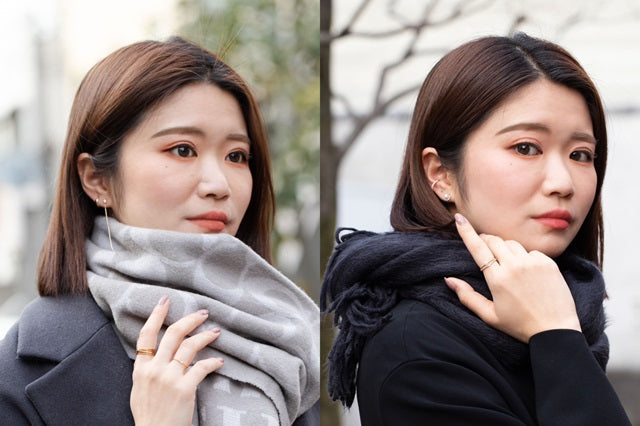 【JEWELRY LOOK BOOK VOL.11】マフラースタイルに合わせる耳元コーデ