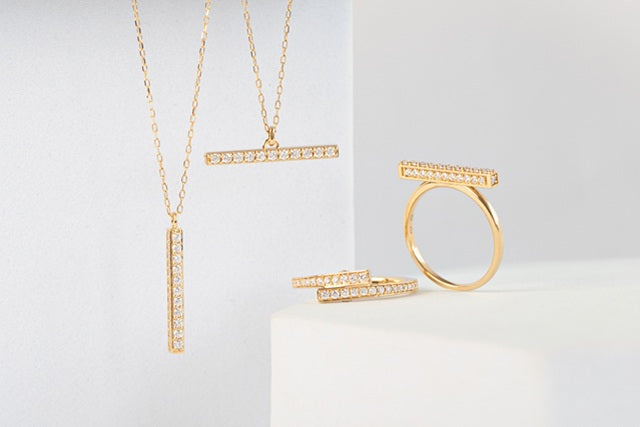 【新作紹介】直線美が映す、大人の余裕。バーラインのネックレス&リング