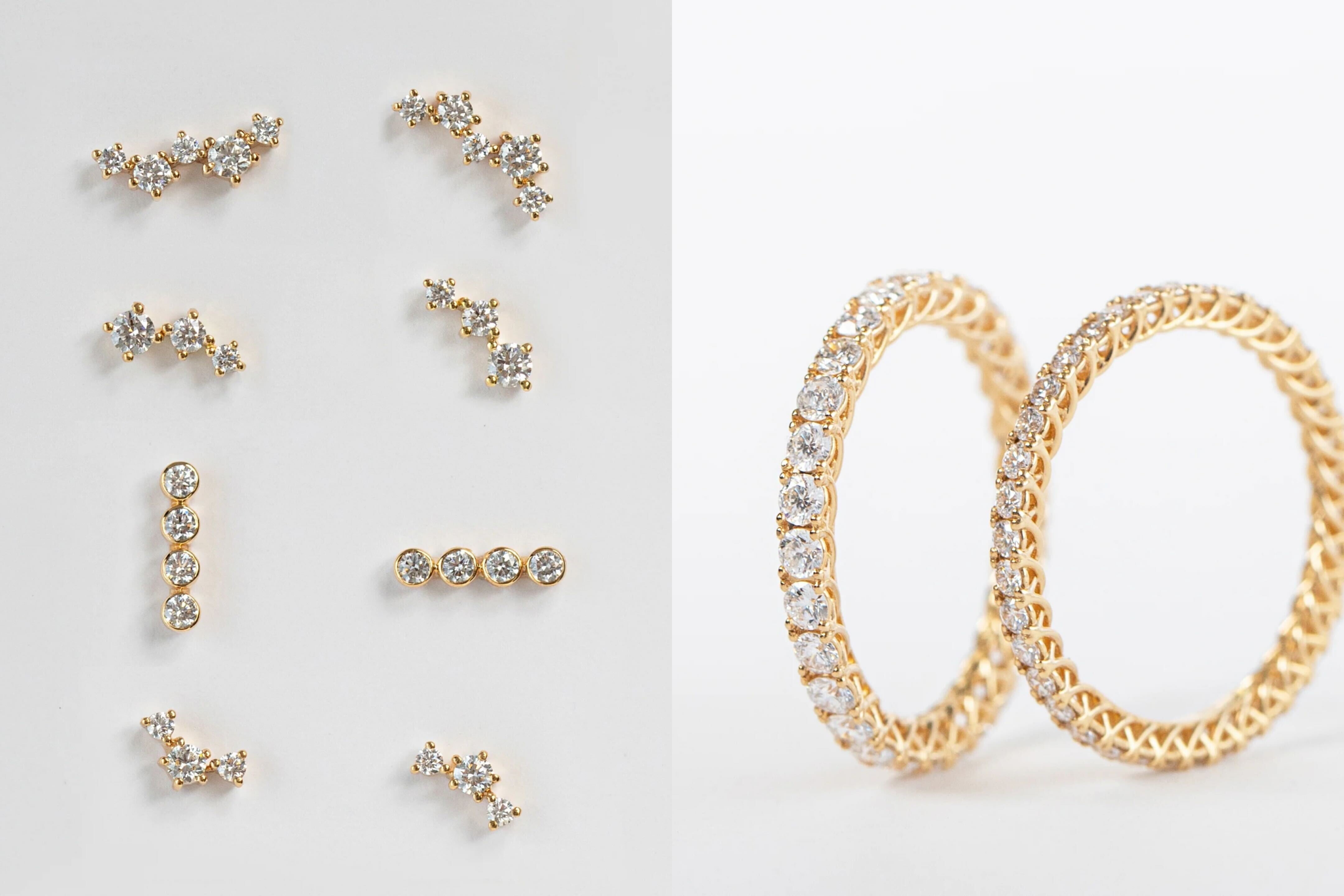 【新作紹介】技術力×デザイン力の結晶 フルエタニティリング&プチピアスをご紹介