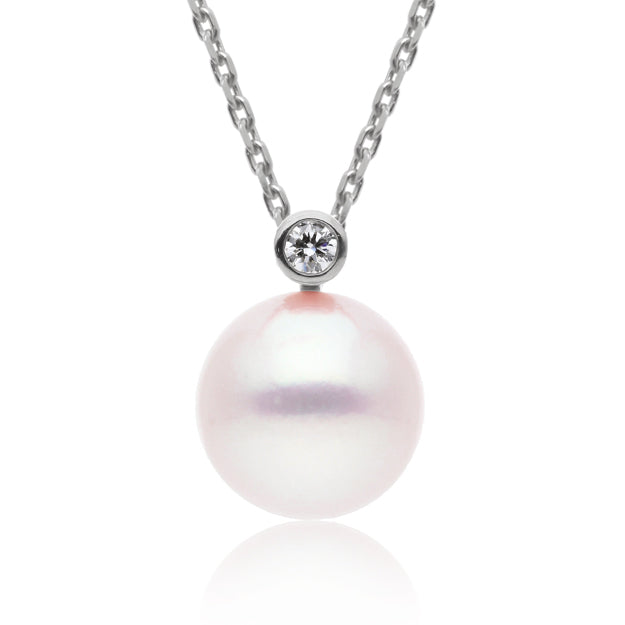 K18/Pt「アコヤパール ファーギー」ネックレス