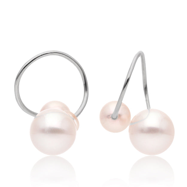 K18/Pt「アコヤパール アリア」ピアス