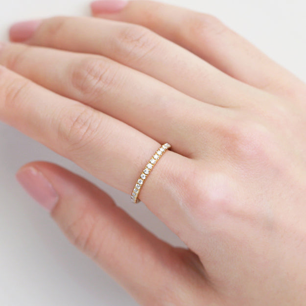 K18/Pt「アザレア フルエタニティ」リング