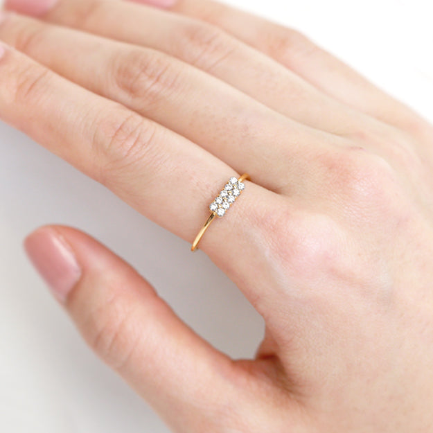 K18/Pt「リーベ」リング