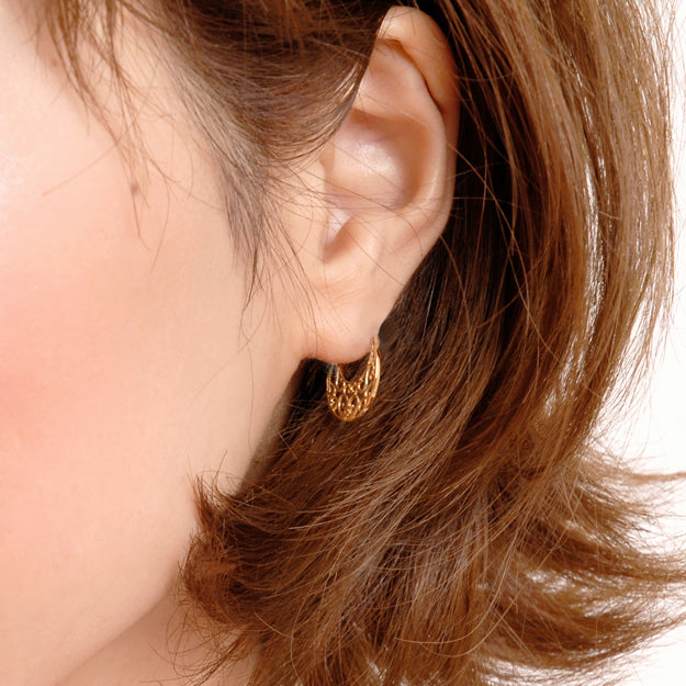 K18/Pt「カプリ」ピアス