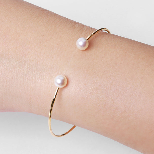 K18「アコヤ パール」バングル