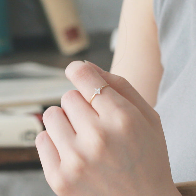 K18/Pt「レネー」リング