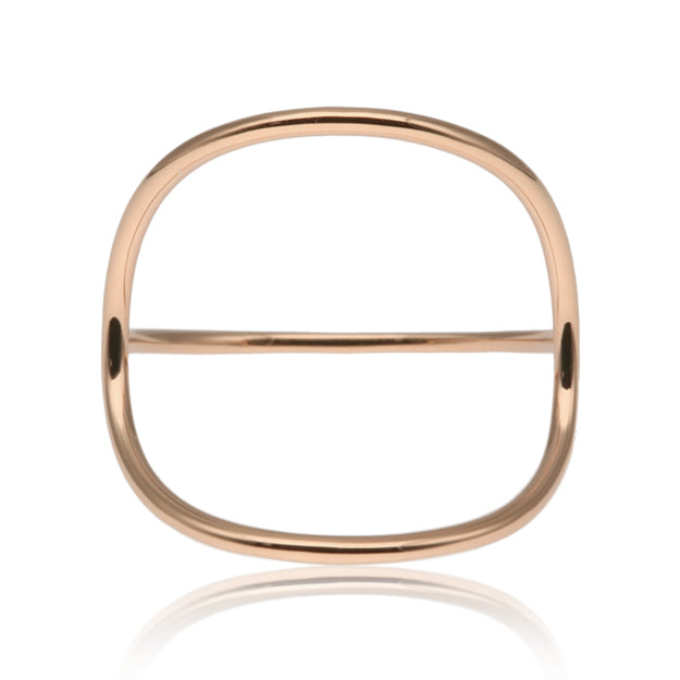 K18/Pt「エルモ オーバル」リング