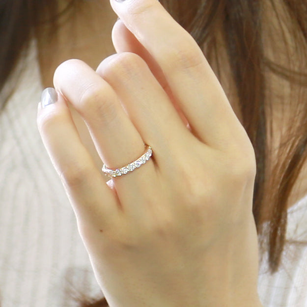 K18/Pt「フランソワ フルエタニティ」リング