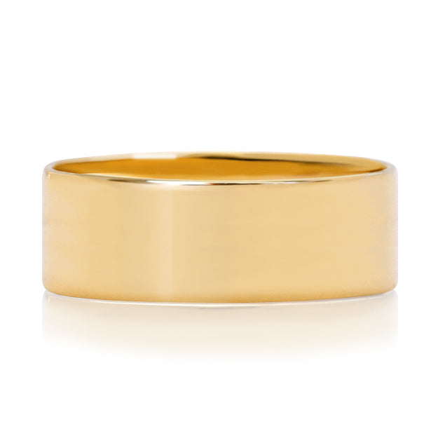 K18/Pt「ロッド」リング - イエローゴールド