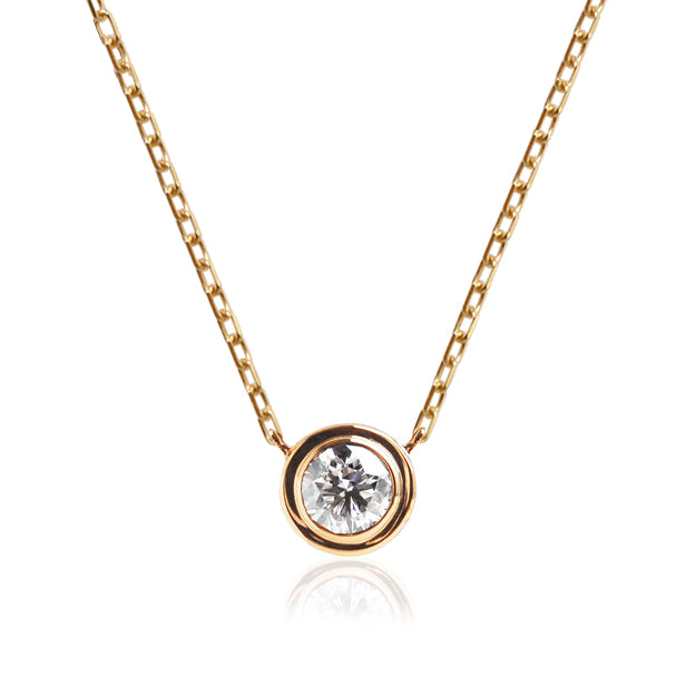 K18/Pt「0.1ctネオヌード」ネックレス