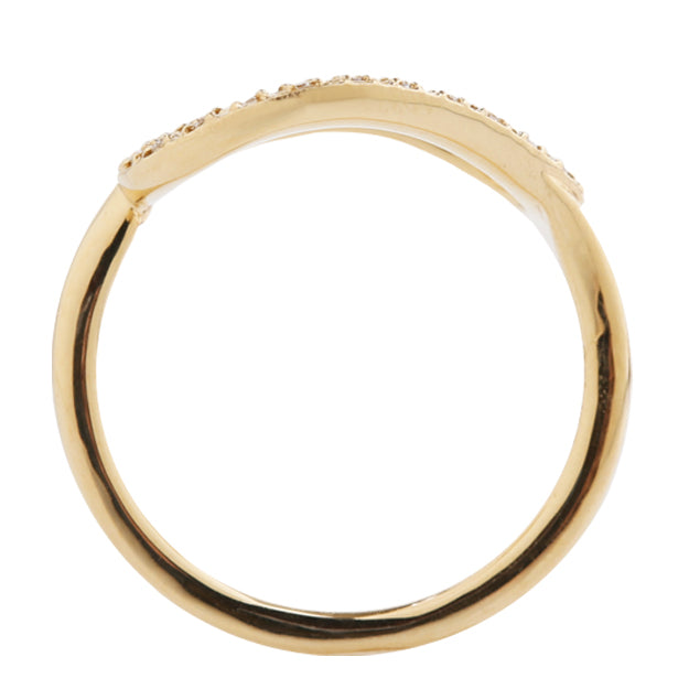 K18/Pt「ロージー オーバル」リング