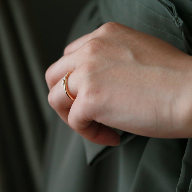 K18/Pt「エリカ」リング