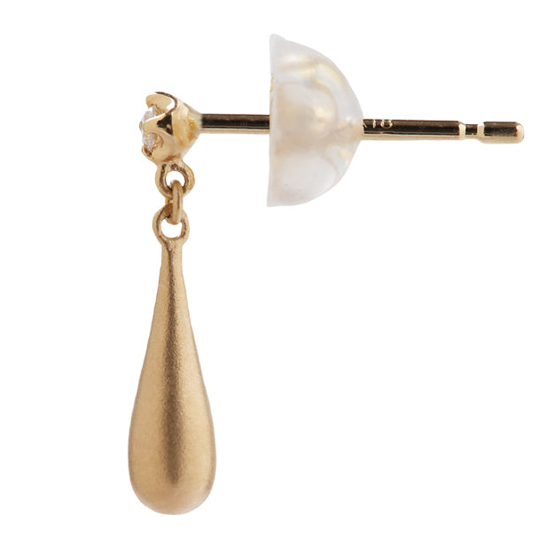 K18/Pt「オルガ」 ピアス