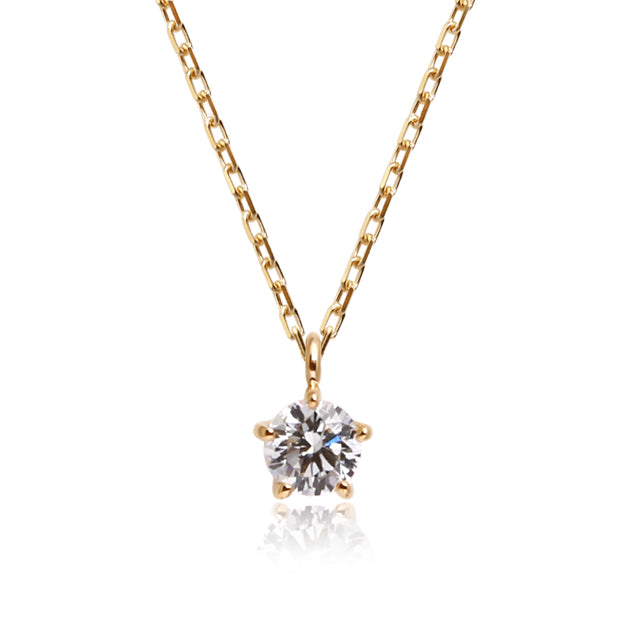 K18/Pt「0.15ctジーン」ネックレス