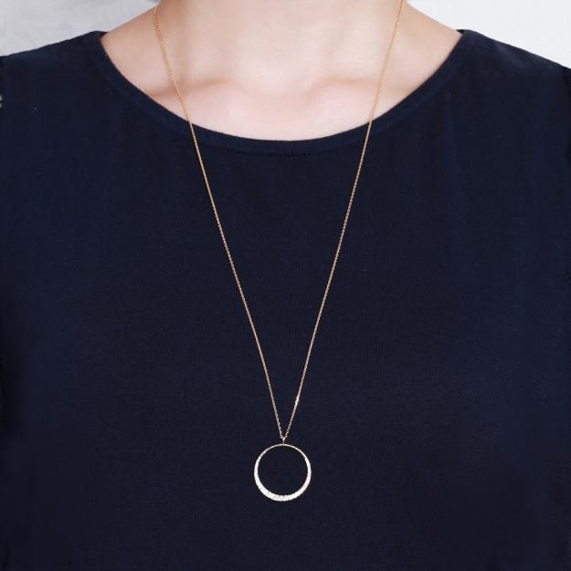 K18/Pt「ヴィオラ」ネックレス