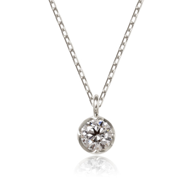 K18/Pt「0.1ctコロ」ネックレス