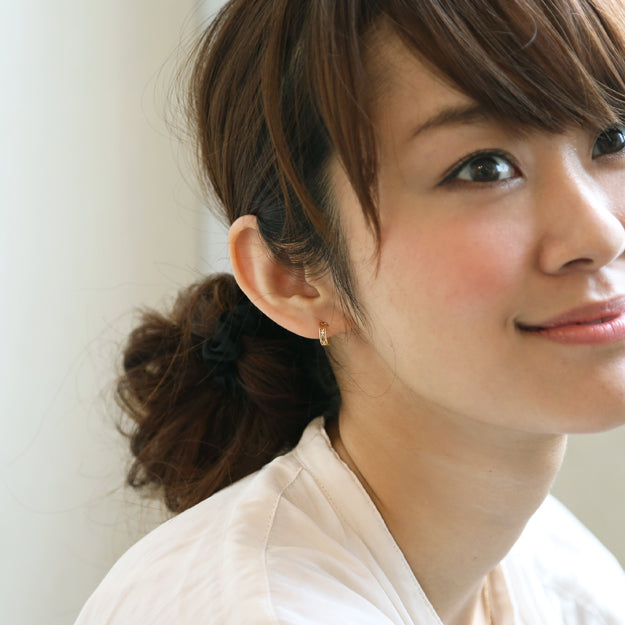 K18/Pt「リズ」ピアス