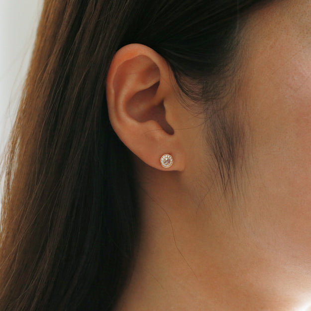 K18/Pt「ビジュー」ピアス