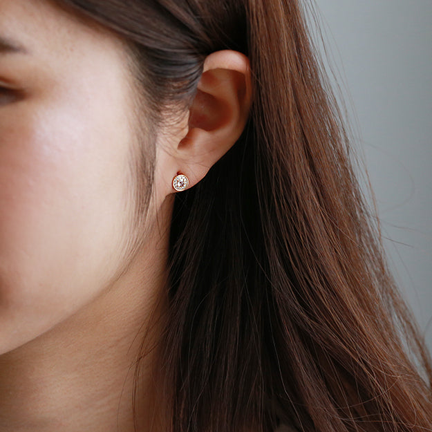 K18/Pt「ビジュー」ピアス