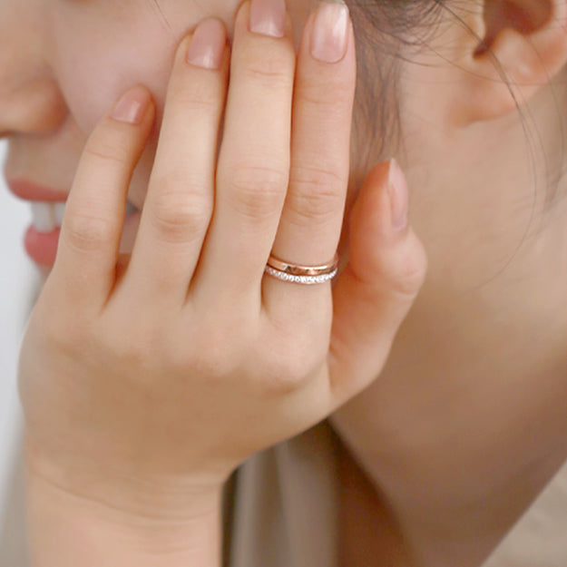 K18/Pt「グランツダイヤ」リング