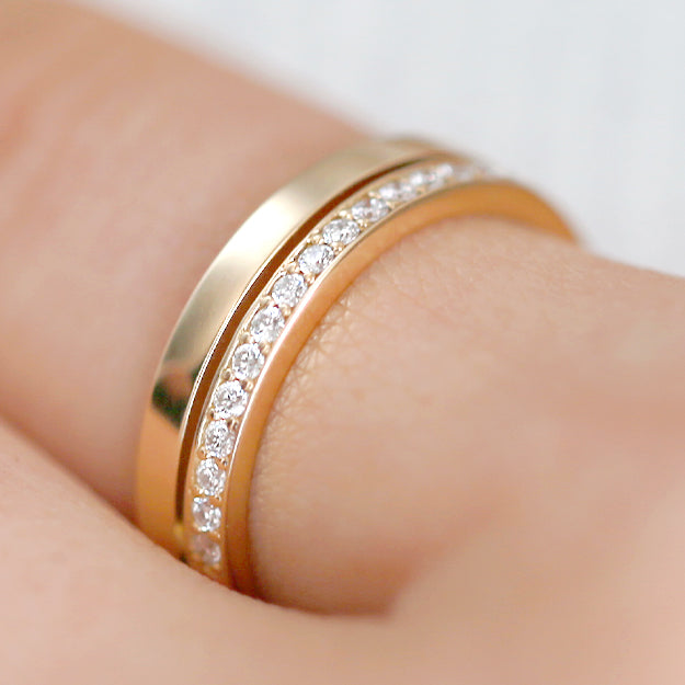 K18/Pt「グランツダイヤ」リング