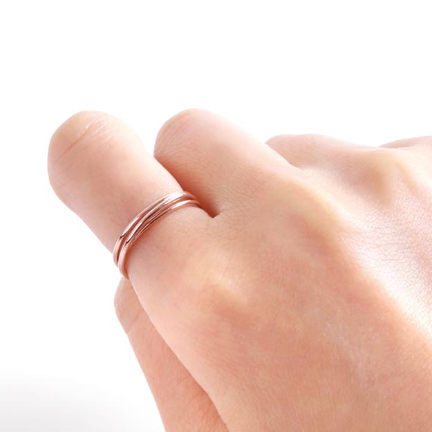 K18/Pt「ジェイミー」リング