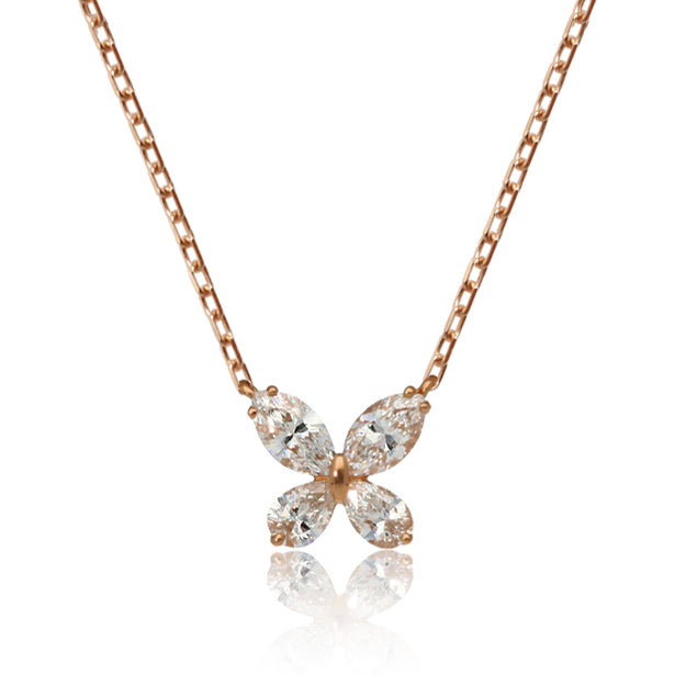 K18/Pt「ファルファ」ネックレス