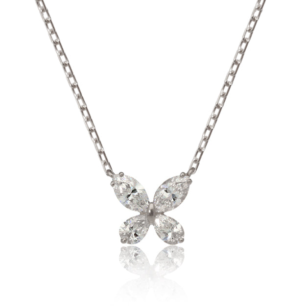 K18/Pt「ファルファ」ネックレス