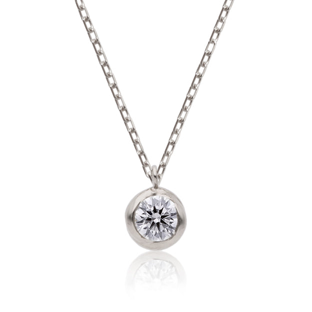 K18/Pt「0.1ctレオ」ネックレス