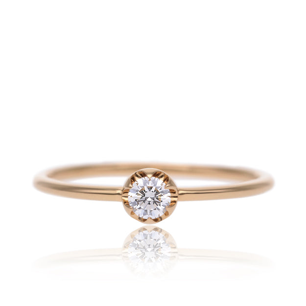 K18/Pt「0.1ctミオ」リング