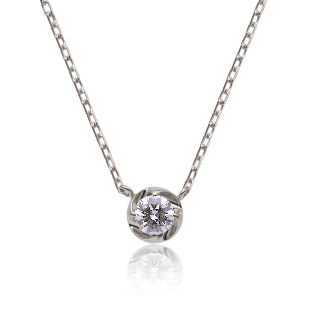 K18/Pt「0.15ctラウラ」ネックレス