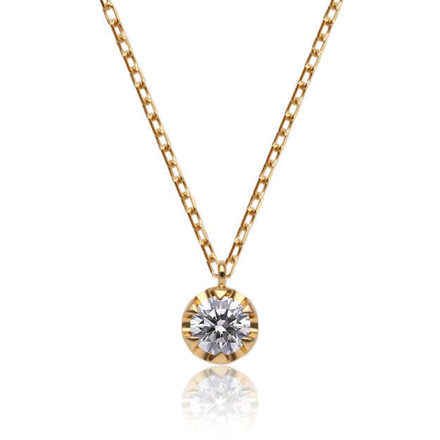 K18/Pt「0.1ctミオ」ネックレス