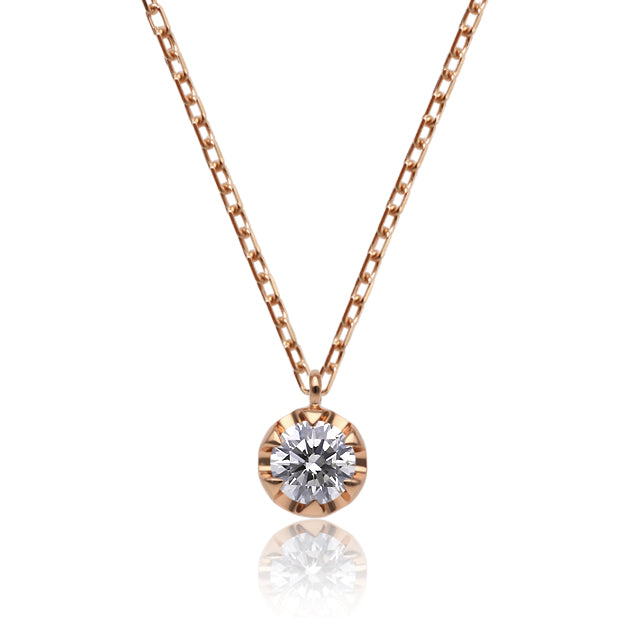 K18/Pt「0.1ctミオ」ネックレス