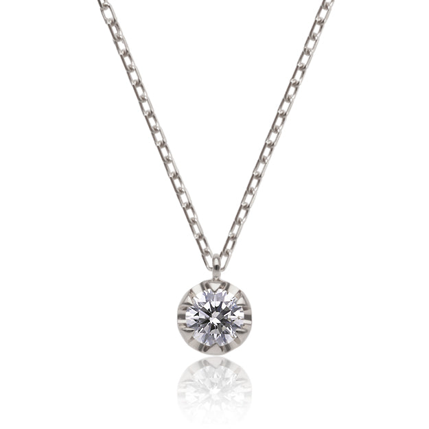 K18/Pt「0.1ctミオ」ネックレス