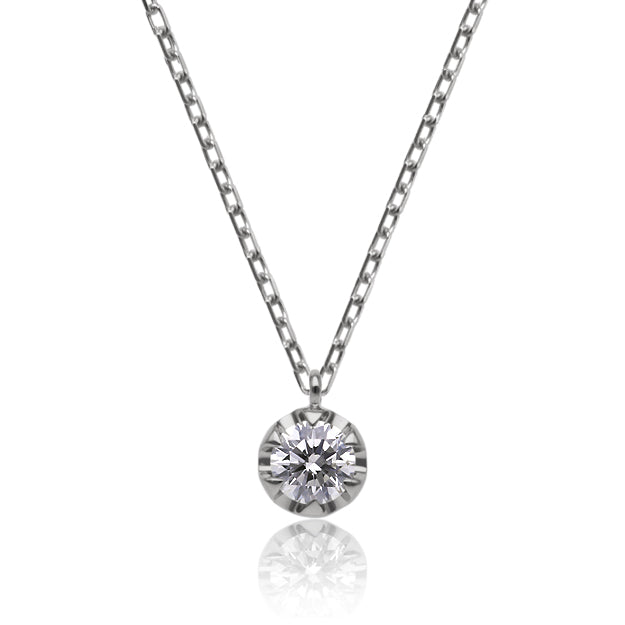 K18/Pt「0.1ctミオ」ネックレス