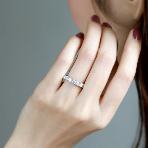 K18/Pt「レジーナ フルエタニティ」リング