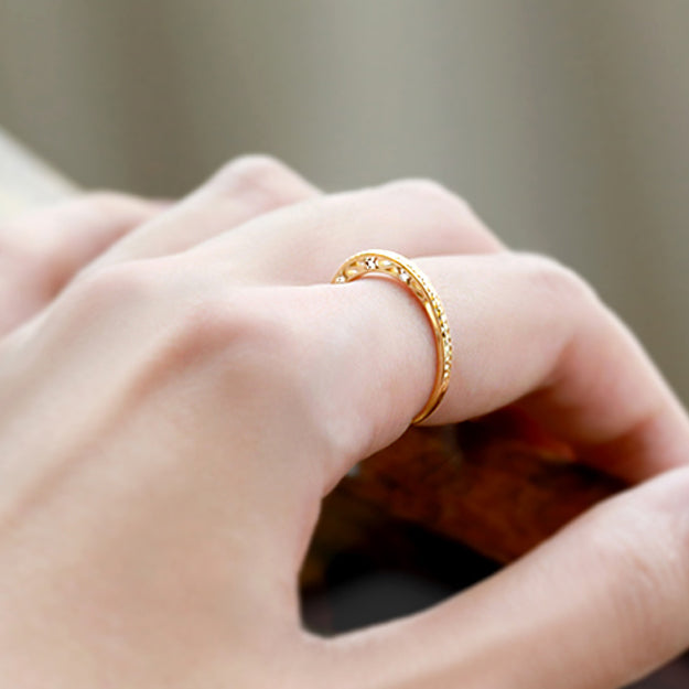 K18/Pt「テイラー」リング