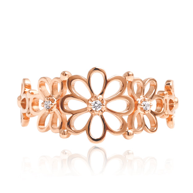 K18/Pt「アイリーン」リング