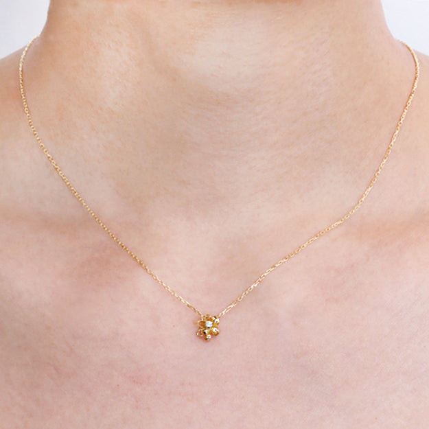 K18/Pt「ボンボン」ネックレス