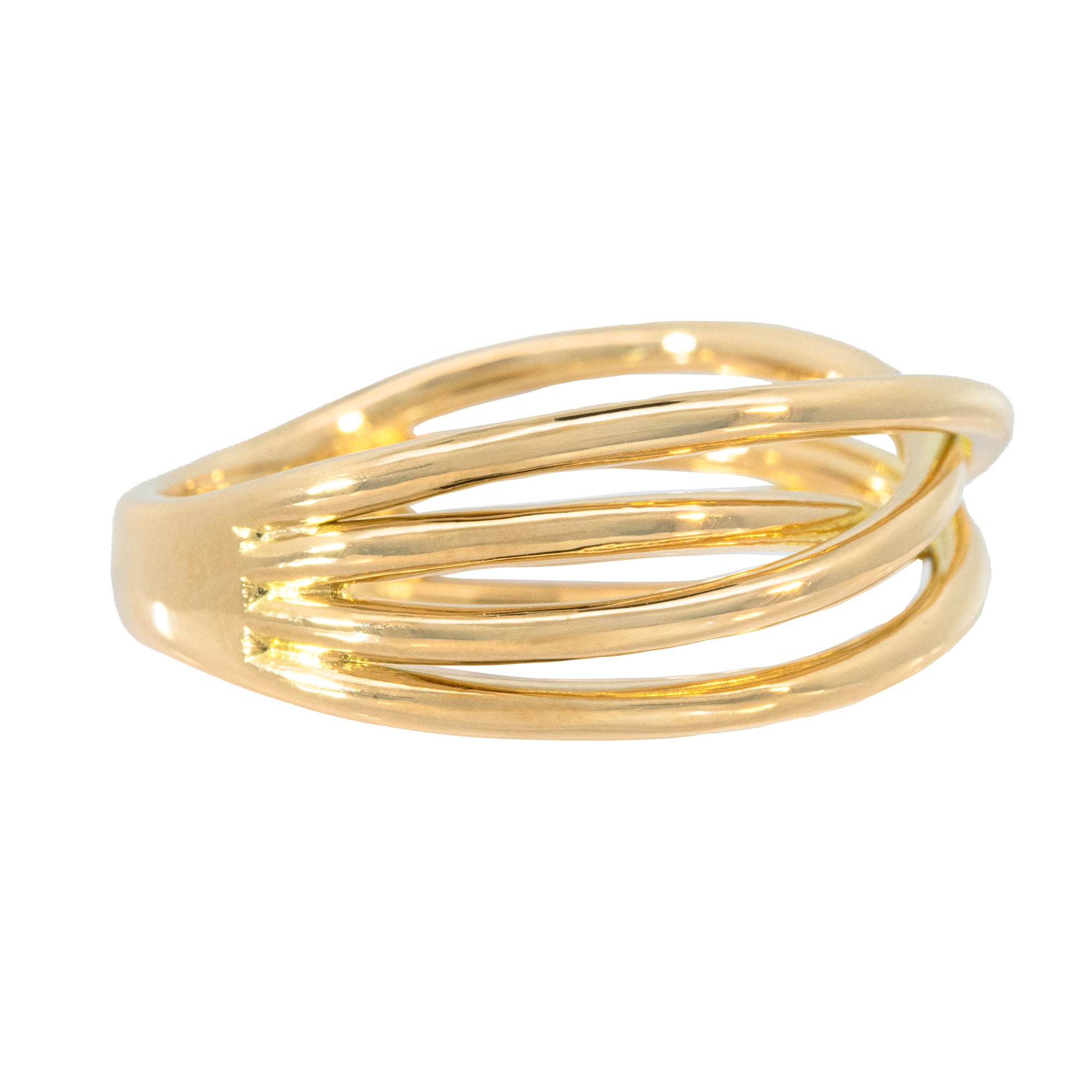 K18/Pt「ストラート」リング