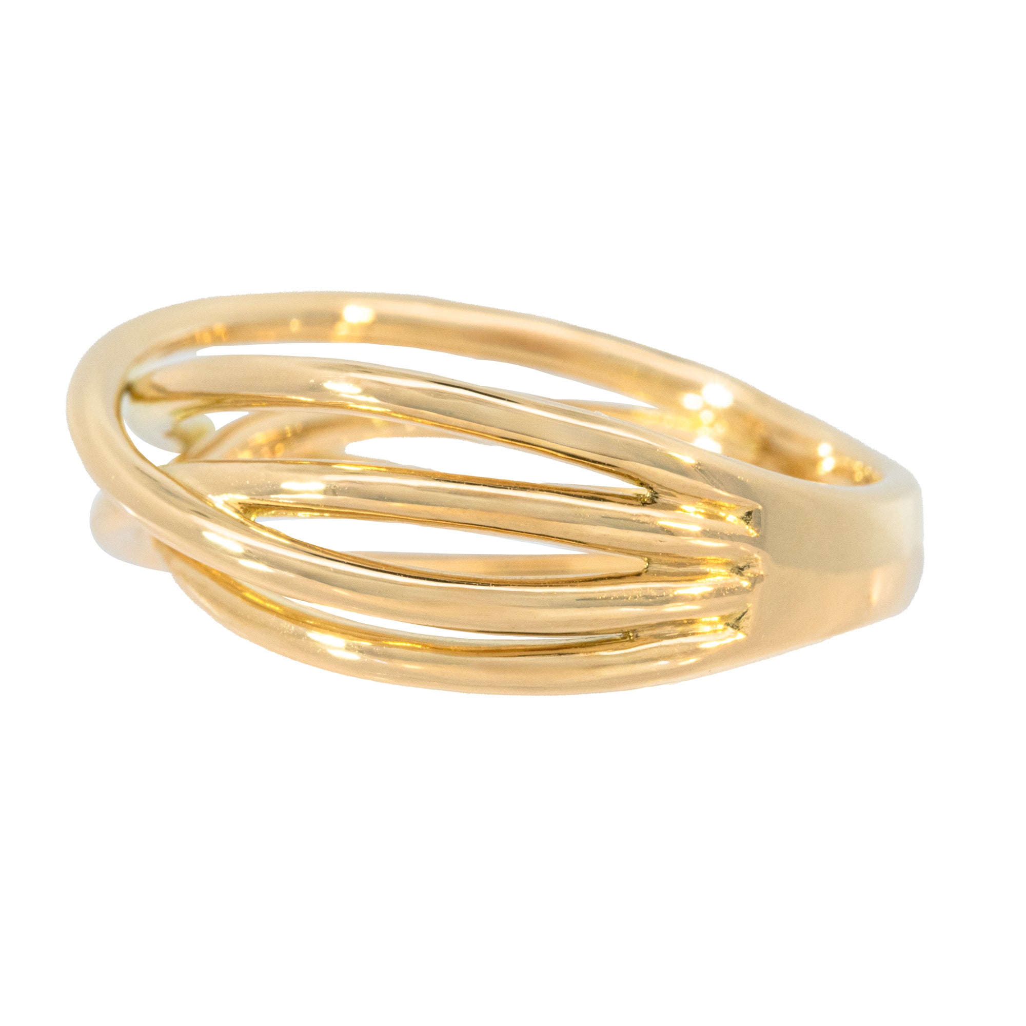 K18/Pt「ストラート」リング