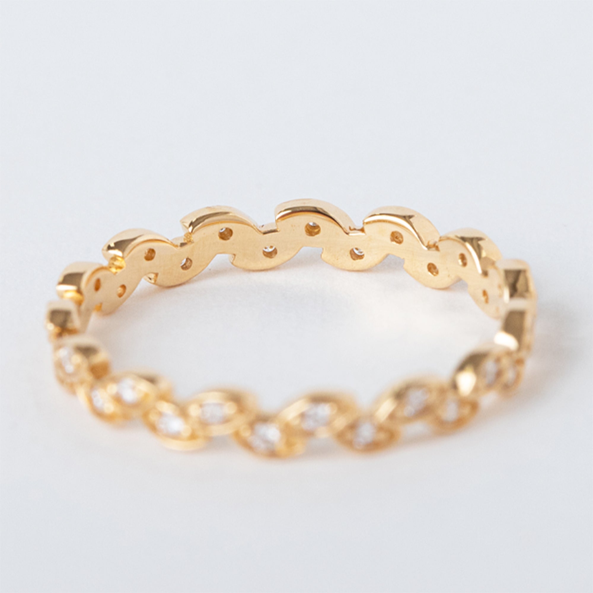 K18/Pt 「エテル フィーユ」リング