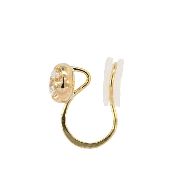 K18「0.15ctラウラ」イヤリング(片耳用)