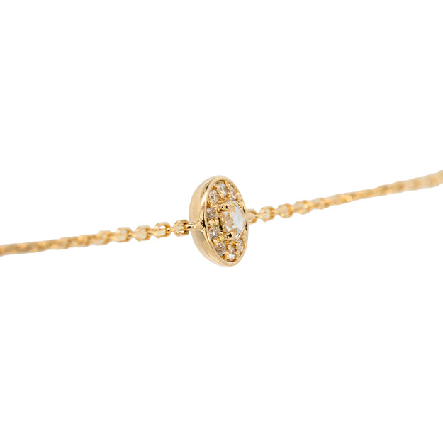 K18/Pt「ミニビジュー」ブレスレット