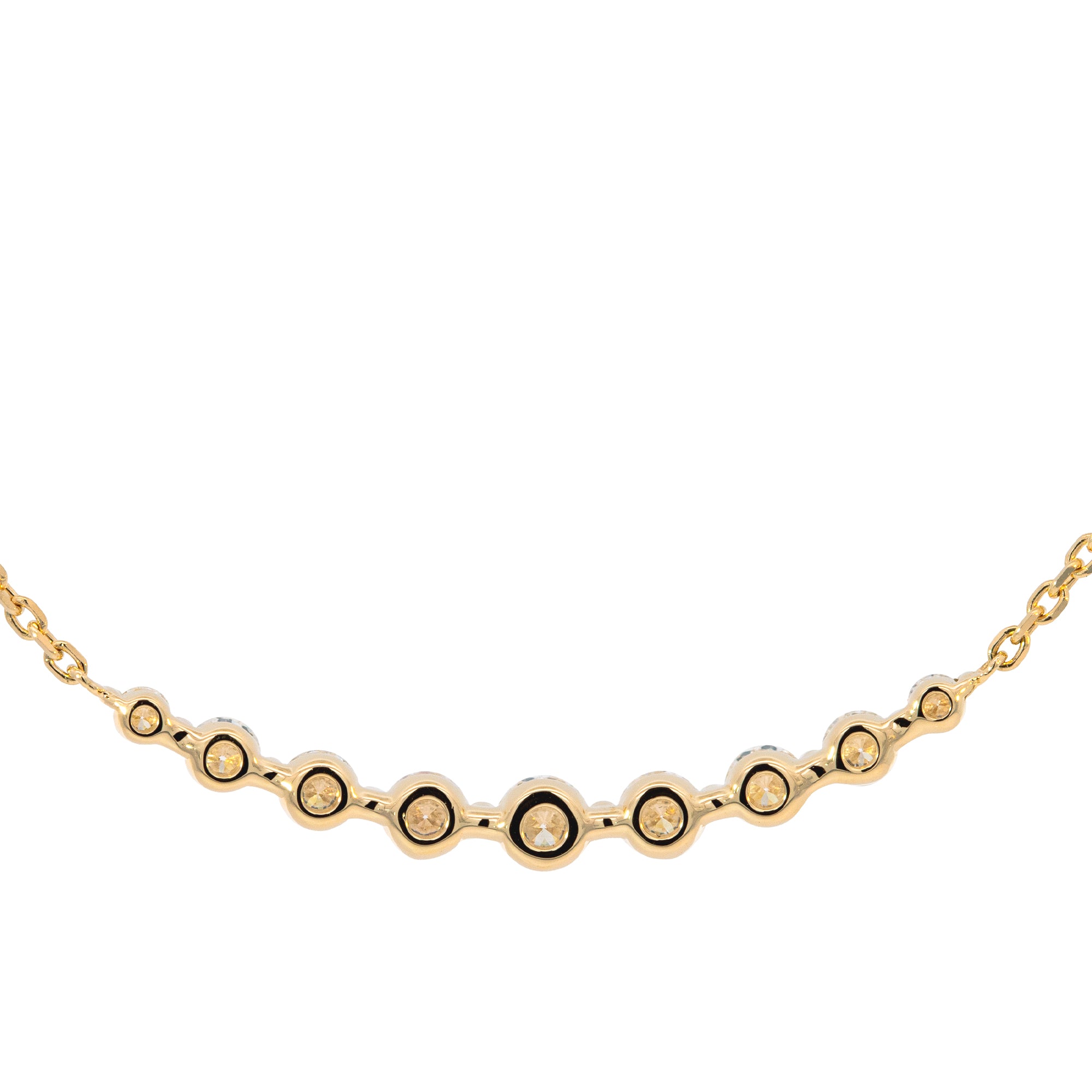 K18/Pt「ルミライン ラージ」ネックレス