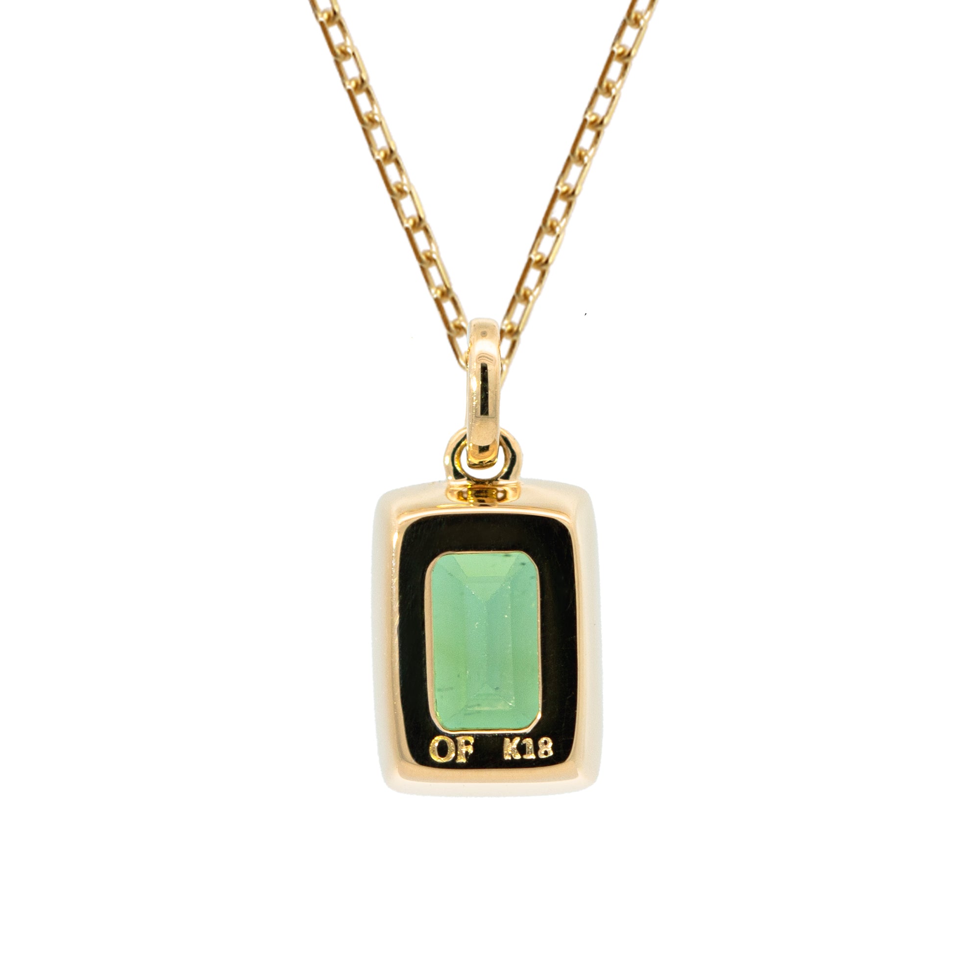 K18/Pt【10石限定】「グリーントルマリン セーラ」ペンダントトップorリング