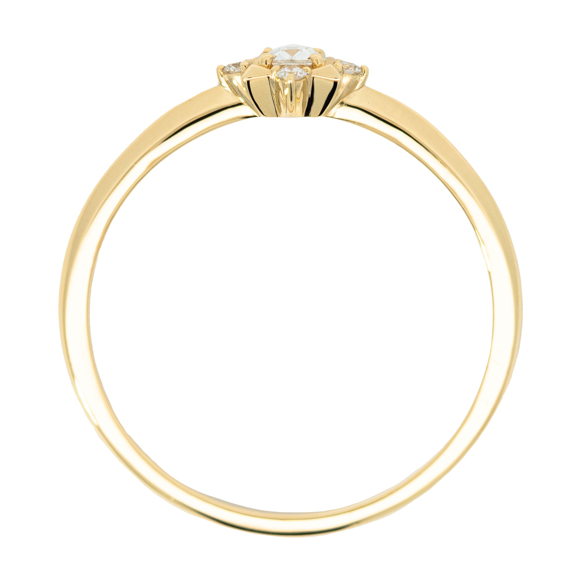 K18/Pt「ルミストラ」リング