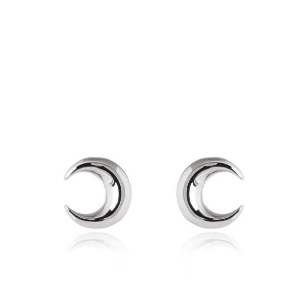 K18/Pt「アミュレット ムーン」ピアス